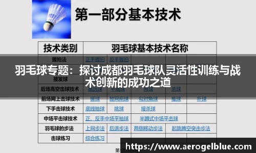 羽毛球专题：探讨成都羽毛球队灵活性训练与战术创新的成功之道